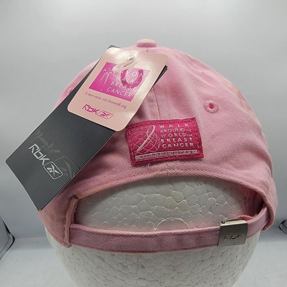 Reebok Pink Avon Walk For Breast Cancer Hat Cap Adjustable Comfort Casual - Picture 3 of 12